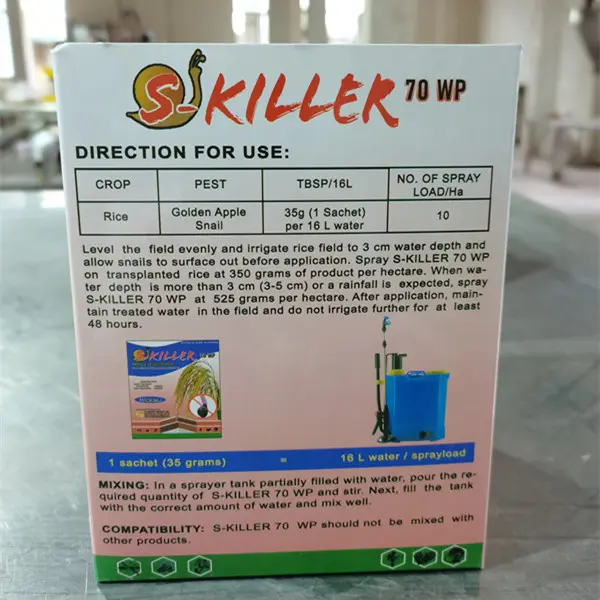 Wholesale Supplier Niclosamide 70% WP Molluscicide Powder...