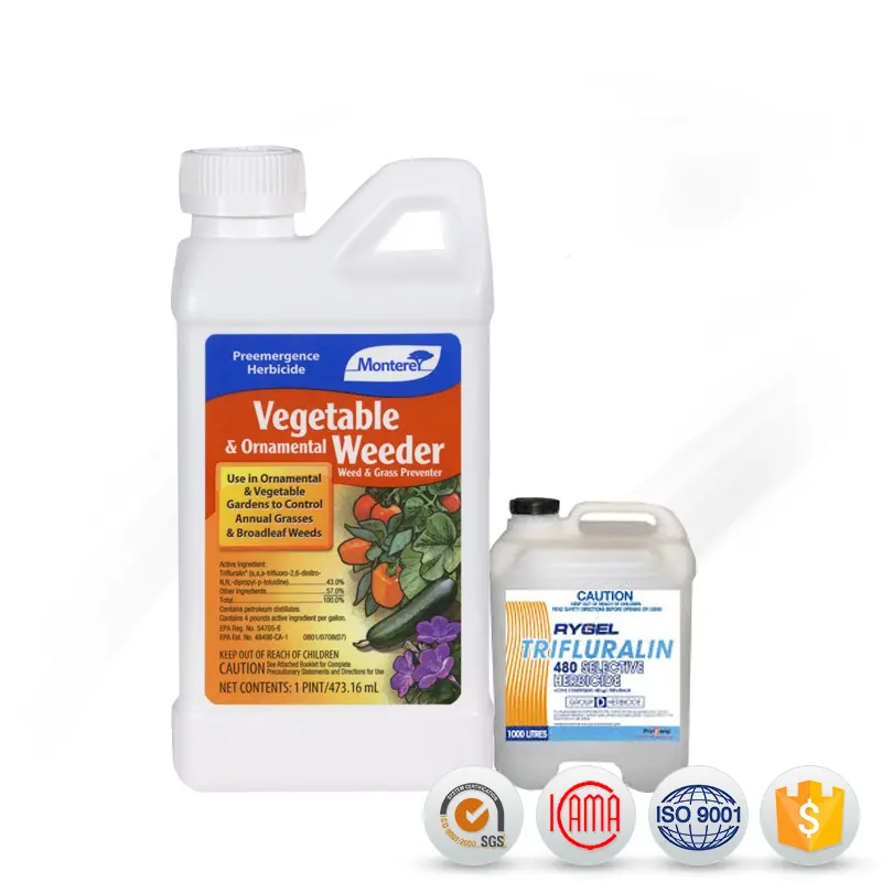 Cheap price Thidiazuron Price - Agrochemicals Pesticides 480g/L EC Trifluralin with reasonable price – AgeruoBiotech detail pictures