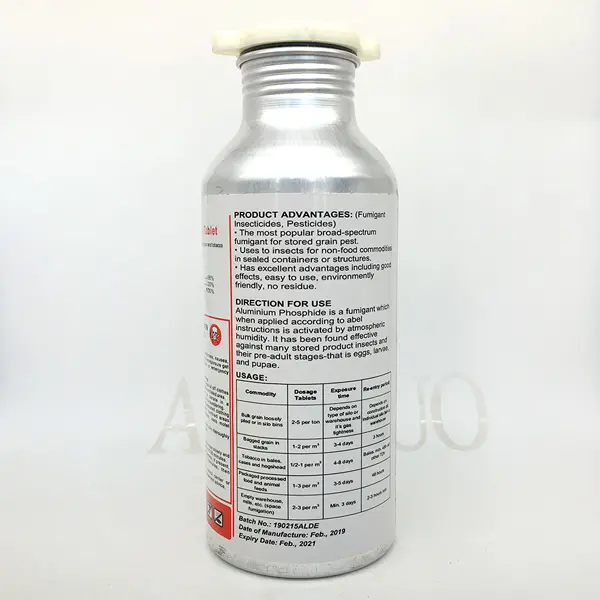 Good Quality Insecticide - Efficient Aluminum Phosphide 56% Tablet for Barn Fumigation – AgeruoBiotech detail pictures
