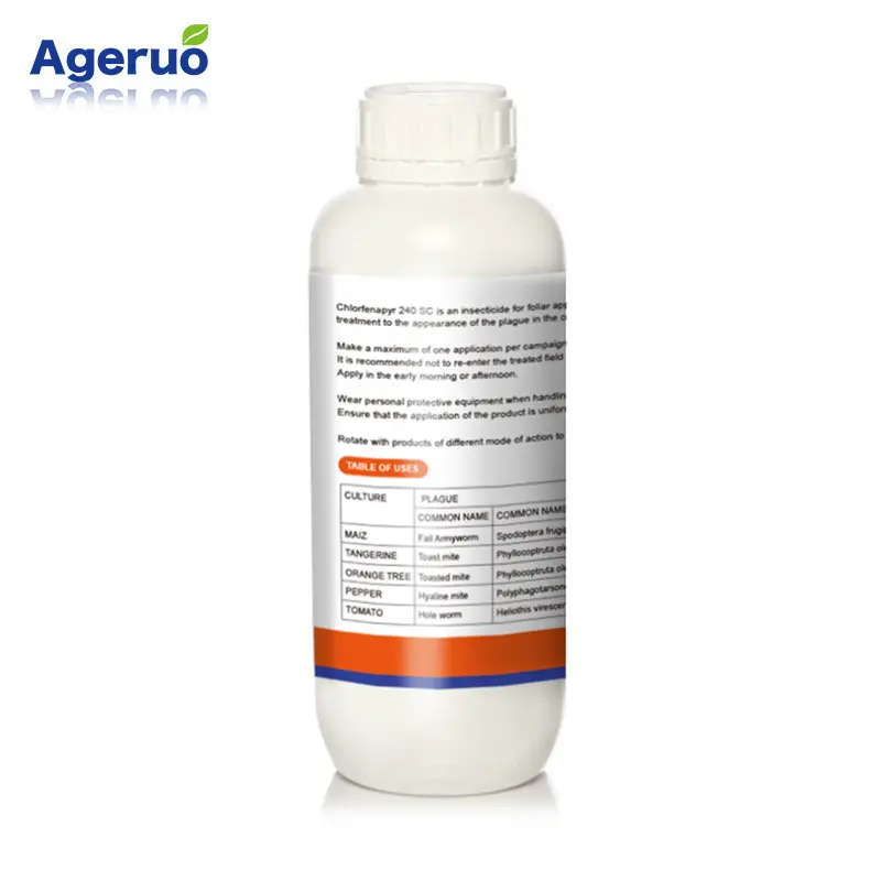8 Year Exporter Lufenuron - Chlorfenapyr 20% SC 24% SC kills pests in ginger fields – AgeruoBiotech detail pictures
