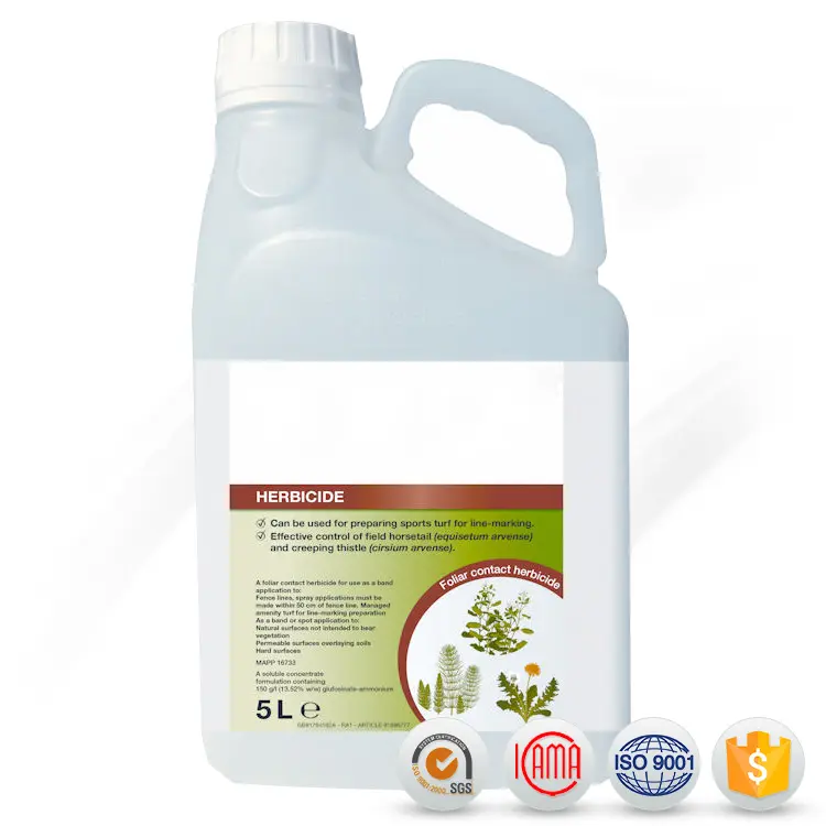 2019 wholesale price Trifluralin Herbicide - Factory direct price of Agrochemicals Pesticides Glufosinate-ammonium 20%SL – AgeruoBiotech detail pictures