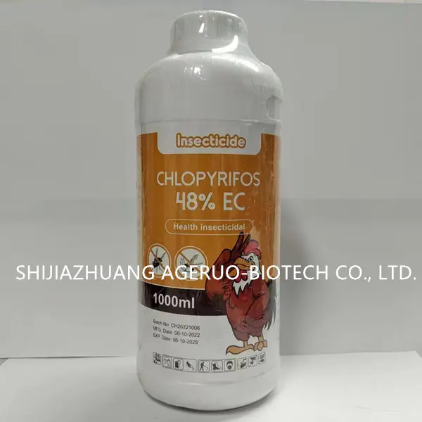 Factory wholesale Carbaryl Price -  Broad-spectrum insecticide Chlorpyrifos 48% EC Brodan insecticide - AgeruoBiotech